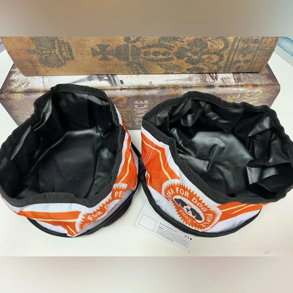 Tito’s Handmade Vodka Collapsible Lightweight Travel Bowls NEW WITH TAGS